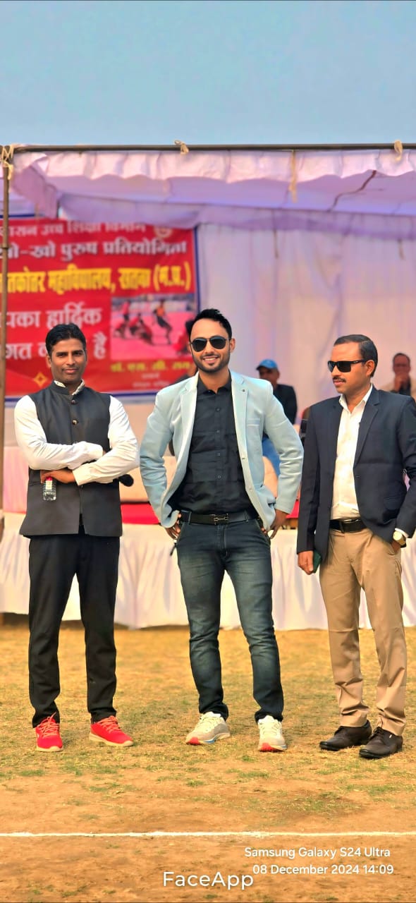 Sports event officials coordinating on field - Technical officials and coordinators managing sports event logistics